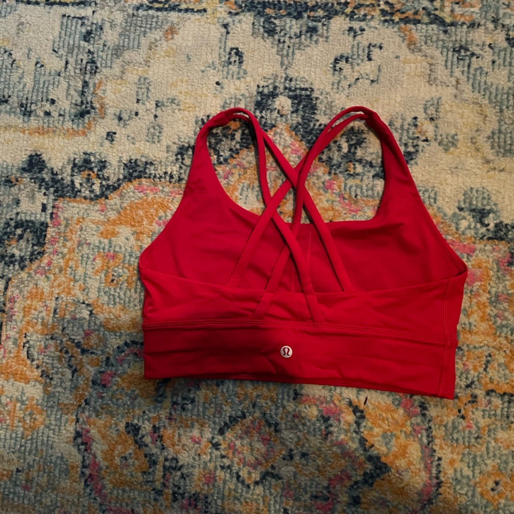 Lululemon energy longline sports bra medium support - Picture 2 of 3